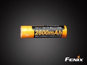Fenix Akumulator Micro USB MR18650 2600mAh 1 szt. 1