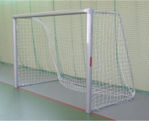 Polsport Bramka aluminiowa przenośna do piłki nożnej 3x2 srebrna (9441) 3