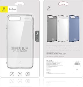 Baseus Baseus Sky Case przezroczysty pokrowiec na iPhone 8 Plus / 7 Plus 9
