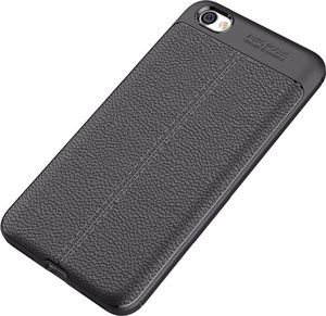 Hurtel Litchi Pattern elastyczne etui pokrowiec Xiaomi Redmi 5A czarny 2