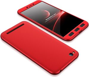Hurtel 360 Protection etui na całą obudowę przód + tył Xiaomi Redmi 5A czerwony 1