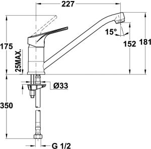 Bateria kuchenna Teka MTP 913 stojąca chrom (469130200) 2
