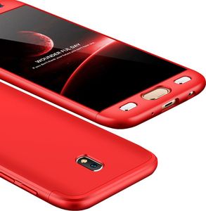 Hurtel Etui Samsung Galaxy J3 2017 J330 360 Protection pokrowiec na przód + tył czerwony 1