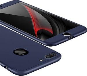 Hurtel Etui iPhone 7 Plus 360 Protection pokrowiec na przód + tył niebieski 1