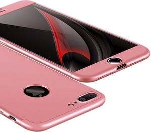 Hurtel Etui iPhone 7 Plus 360 Protection pokrowiec na przód + tył różowy 1