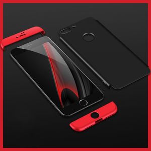 Hurtel Etui iPhone 7 Plus 360 Protection pokrowiec na przód + tył różowy 4