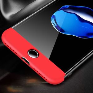 Hurtel Etui iPhone 7 Plus 360 Protection pokrowiec na przód + tył różowy 5