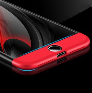 Hurtel Etui iPhone 7 Plus 360 Protection pokrowiec na przód + tył różowy 6