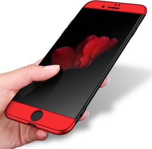 Hurtel Etui iPhone 7 360 Protection pokrowiec na przód + tył czerwony 2