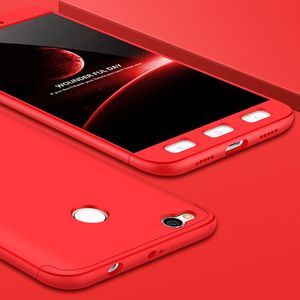Hurtel Etui Xiaomi Redmi 4X 360 Protection pokrowiec na przód + tył czerwony 7
