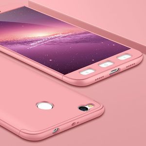 Hurtel Etui Xiaomi Redmi 4X 360 Protection pokrowiec na przód + tył różowy 7
