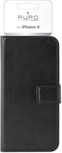 Puro Etui Booklet Wallet Case iPhone XR + stand up czarny 3