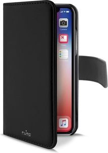 Puro Etui Wallet Detachable iPhone Xs Max czarne 2