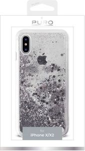 Puro Etui Aqua Winter Cover iPhone X Silver 2