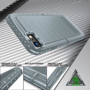 Zizo Zizo Dynite Cover - Etui iPhone 7 ze szkłem 9H na ekran (Gray) 7