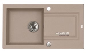 Zlewozmywak Alveus FALCON 30 780x435x160mm kolor 55 - beż + syfon POP-UP, odwracalny 1