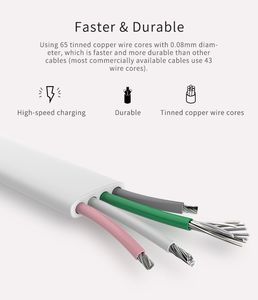 Kabel USB Rock Space USB-A - microUSB 1 m Szary (6950290685316) 2