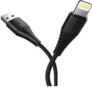 Kabel USB Rock Space Rock Lightning Cable 200cm Black 1
