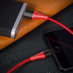 Kabel USB Rock Space Rock Lightning Cable 120cm Red 11