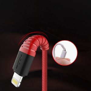 Kabel USB Rock Space Rock Lightning Cable 120cm Red 3