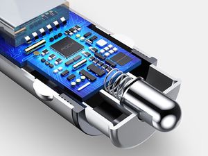 Ładowarka Rock Metal Mini 2x USB-A 4.8 A  (6971236595797) 4