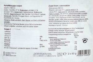 Travellunch Żywność liofilizowana Travellunch Zupa krem z ziemniaków 250 g 2-osobowa 50265 2