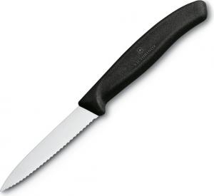 Victorinox Nóż do jarzyn ząbkowany czarny -6.7633 1