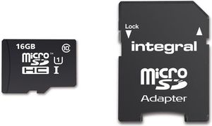 Karta Integral MicroSDHC 16 GB Class 10 UHS-I/U1  (34720-uniw) 1