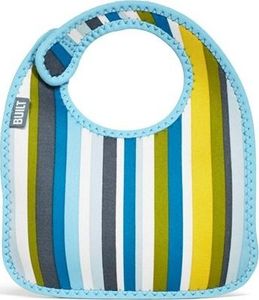 Built Śliniak Mess Mate Baby Blue Stripe 2 szt. 2