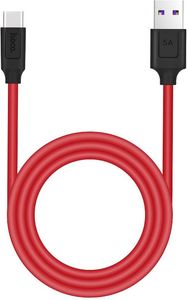 Kabel USB Hoco Hoco X11 Type-c Cable 120cm Black/red 1