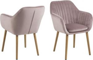 Actona Krzesło Emilia Velvet dusty rose 1