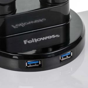 Fellowes Uchwyt biurkowy na 3 monitory do 27" Platinum (8042601) 4