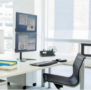 Fellowes Stojak biurkowy na 2 monitory do 32" Professional (8044001) 7