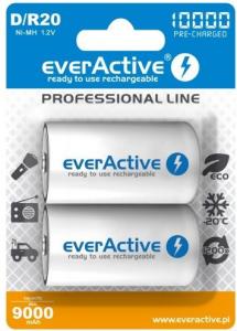 EverActive Akumulator Professional Line D / R20 10000mAh 2 szt. 1
