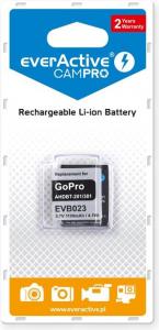 EverActive zamiennik do GoPRO Hero 3 / 3+, 1100mAh (EVB023) 2