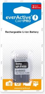 Akumulator EverActive zamiennik Sony NP-FH50, 750 mAh (EVB003) 2