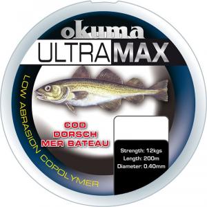 Okuma Ultramax 2oz Cod 245m 41lbs 19.6kg 0.50mm Yellow (19166) 1