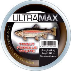 Okuma Ultramax 2oz Trout 1155m 9lbs 4.9kg 0.22mm Grey (19164) 1