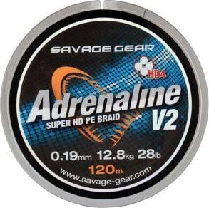 Savage Gear HD4 Adrenaline V2 1200m 0.33mm 60lbs 27Kg Grey (55294) 1