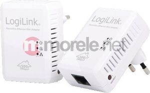 Adapter powerline LogiLink Powerline Ethernet 500Mbit PL0008 1