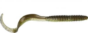 Savage Gear LB Rib Worm 11cm Green Silver 8szt. (55150) 1