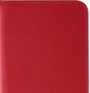 Etui portfl Flip Magnet HUAWEI Y5 2018 czerwone 4