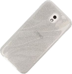 Etui wave glitter SAMSUNG J5 2017 srebrne 2