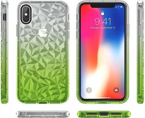 Etui Diamond Ombre Huawei P20 Lite limonkowe 3