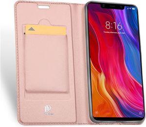 Dux Ducis Etui portfel Dux Ducis skin leather XIAOMI MI 8 jasny róż 4