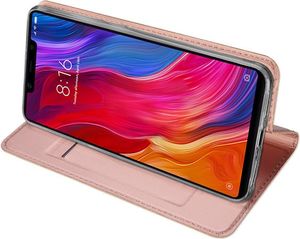 Dux Ducis Etui portfel Dux Ducis skin leather XIAOMI MI 8 jasny róż 5