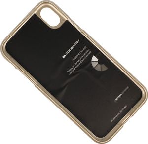 Mercury Goospery Etui Jelly Mercury IPHONE XR 6.1' złote 3