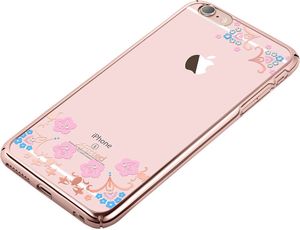 X-FITTED Etui X-FITTED Swarovski IPHONE 6+ Luckyflower jasno różowe PPXHP 2
