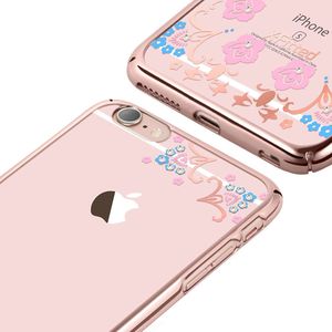 X-FITTED Etui X-FITTED Swarovski IPHONE 6+ Luckyflower jasno różowe PPXHP 3