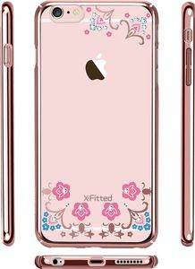 X-FITTED Etui X-FITTED Swarovski IPHONE 6+ Luckyflower jasno różowe PPXHP 5